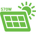 570W of Solar