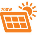 700W of Solar