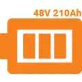 48V 210Ah Projecta Lithium Battery Power (840Ah at 12V)
